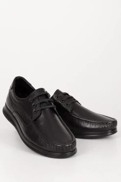 GÖNDERİ(R) Flacher Schuh - Schwarz - Flacher Absatz Herren Flache Schuhe 690692951