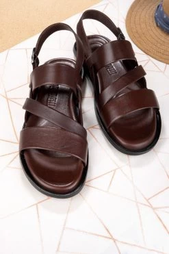 Ducavelli Sandalette - Braun - Flacher Absatz Herren Sandaletten 648914977