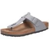 Birkenstock Sandalette - Grau - Flacher Absatz Herren Sandaletten 701873426