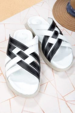 Ducavelli Pantolette - Weiß - Flacher Absatz Herren Pantolette 649421075