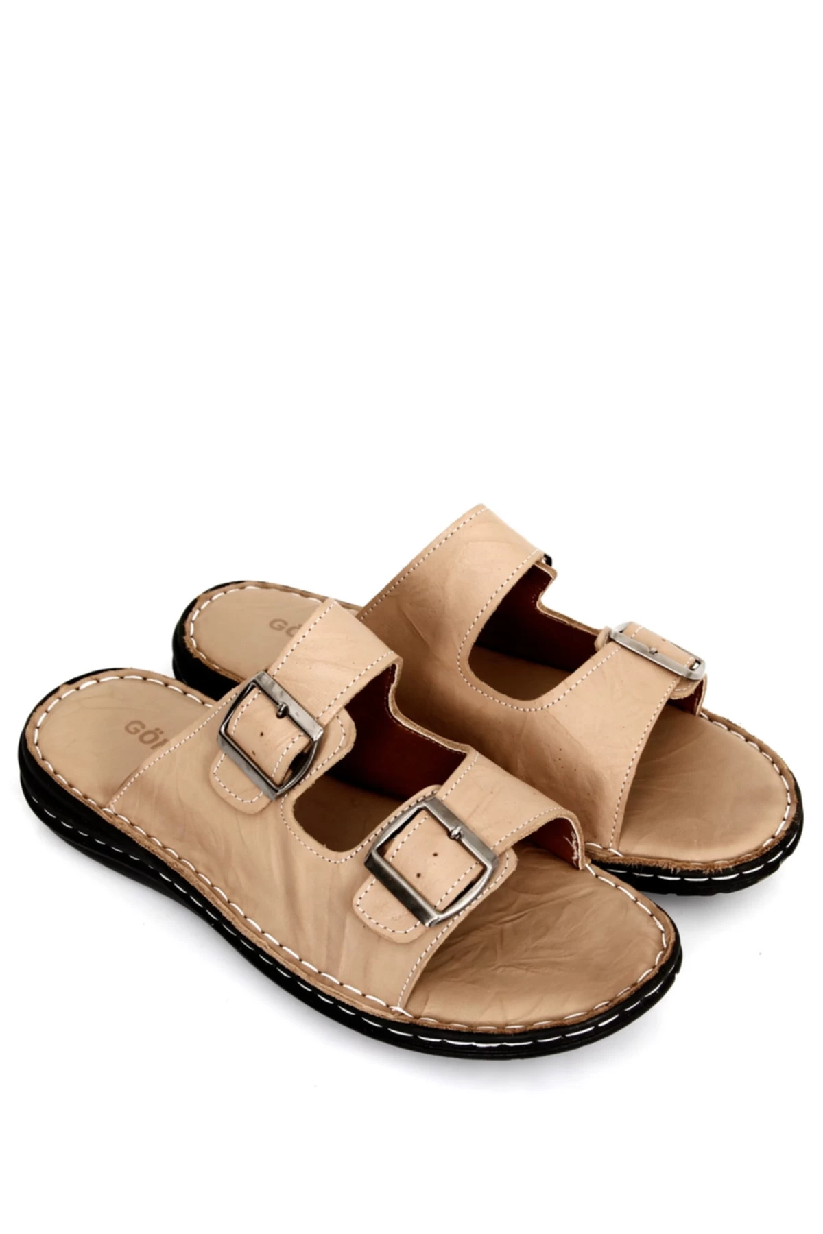 GÖNDERİ(R) Pantolette - Beige - Flacher Absatz Herren Pantolette 89845568 1 GÖNDERİ(R) Pantolette - Beige - Flacher Absatz Herren Pantolette 89845568