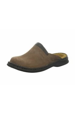 Josef Seibel Pantolette - Braun - Flacher Absatz Herren Pantolette 670834143