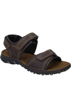 Josef Seibel Sandalette - Braun - Flacher Absatz Herren Sandaletten 753230495