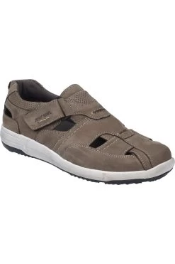 Josef Seibel Sandalette - Grau - Flacher Absatz Herren Sandaletten 753230345
