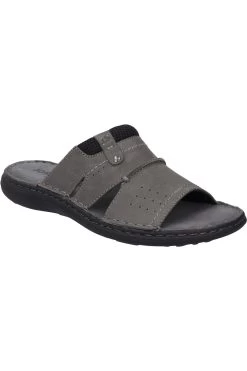 Josef Seibel Sandalette - Grau - Flacher Absatz Herren Sandaletten 752405346