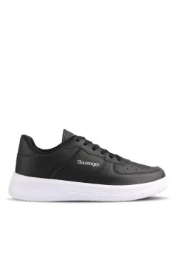 Slazenger Sneaker - Schwarz - Flacher Absatz Herren Sneaker 654841297