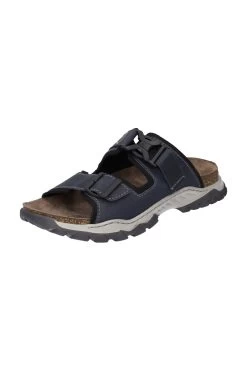 Josef Seibel Sandalette - Blau - Flacher Absatz Herren Sandaletten 752404686