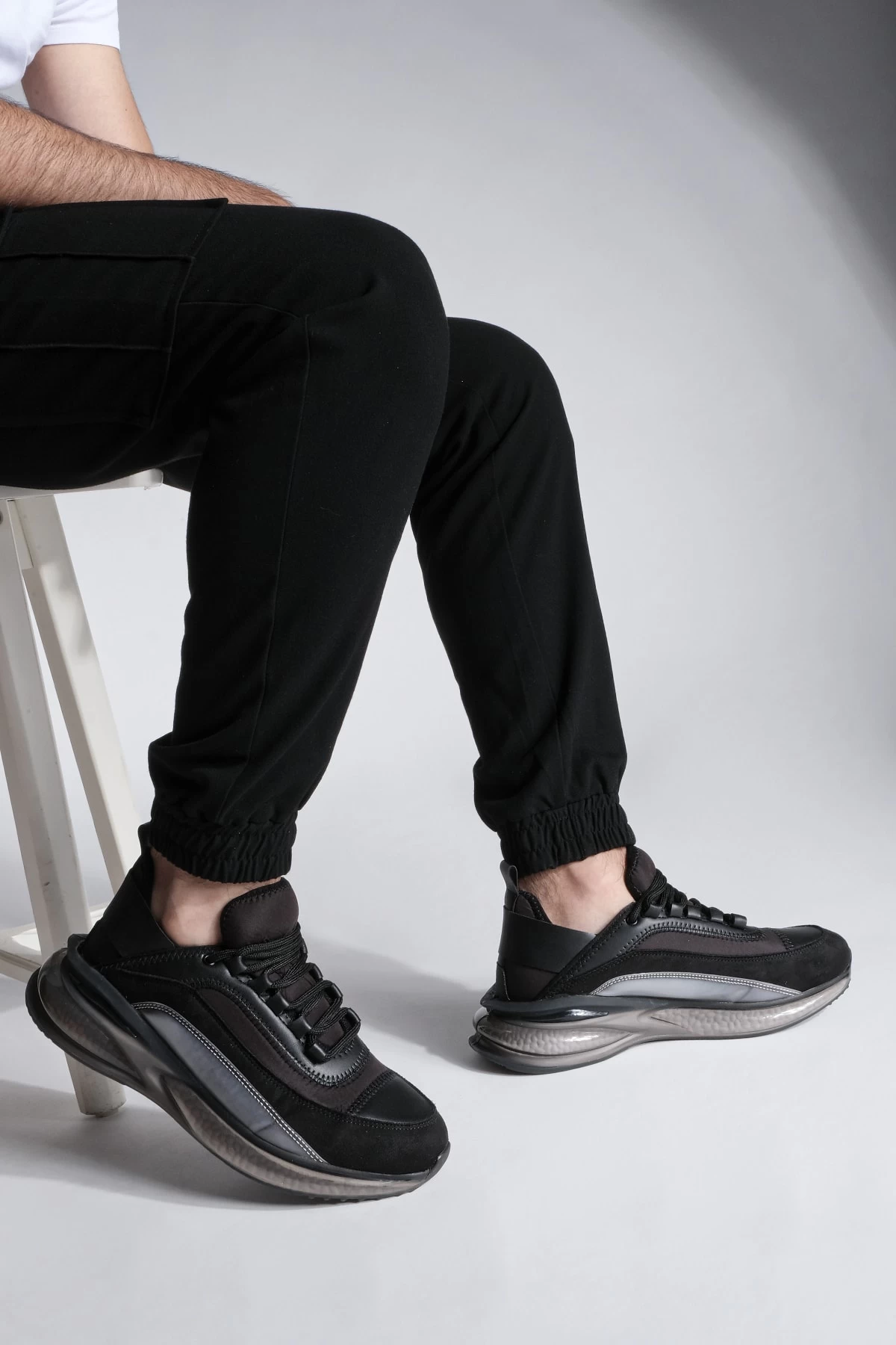 Marjin Sneaker - Schwarz - Flacher Absatz Herren Sneaker 744307728 1 Marjin Sneaker - Schwarz - Flacher Absatz Herren Sneaker 744307728