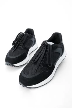 Marjin Sneaker - Schwarz - Flacher Absatz Herren Sneaker 760228073