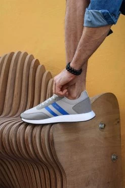 Jump Walkingschuh - Grau - Flacher Absatz