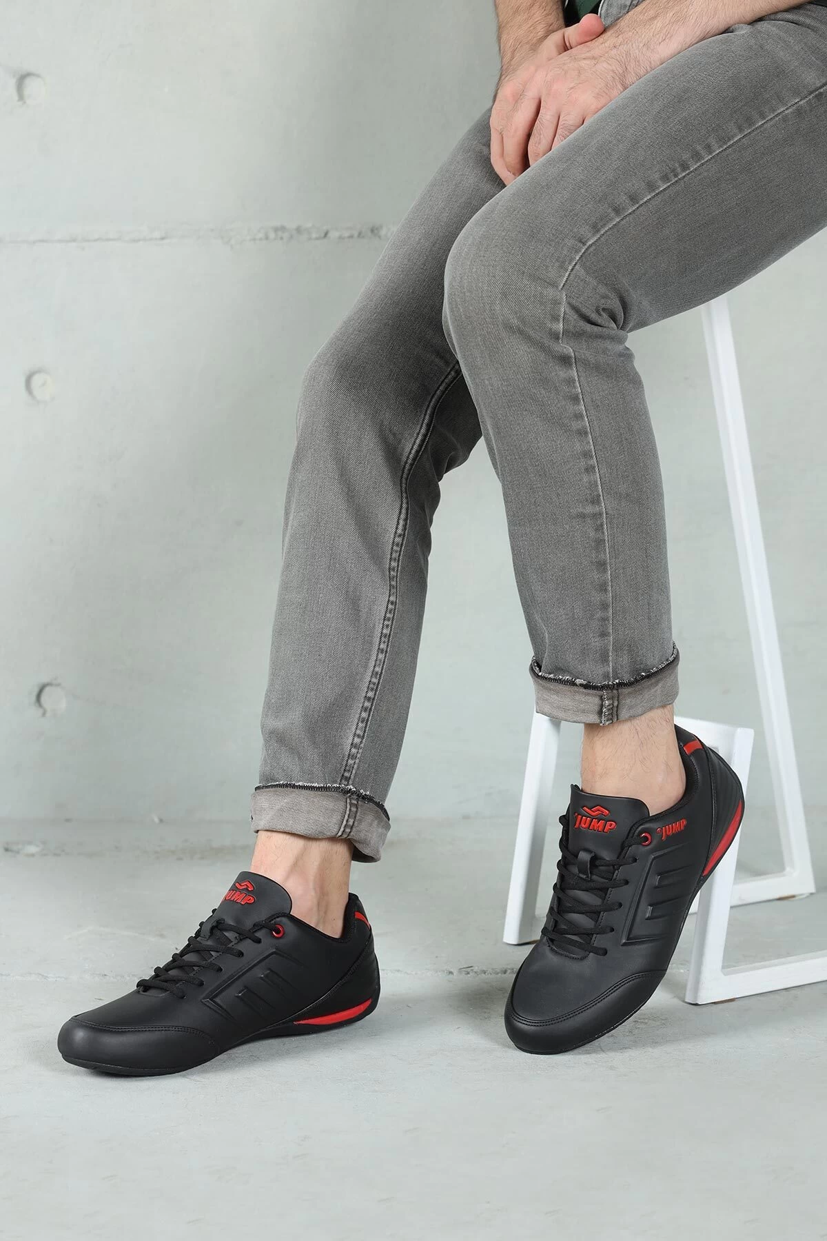 Jump Walkingschuh - Schwarz - Flacher Absatz Herren Walkingschuhe 1844121 3 Jump Walkingschuh - Schwarz - Flacher Absatz Herren Walkingschuhe 1844121 – Bild 3