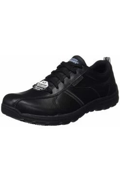 Skechers Walkingschuh - Schwarz - Flacher Absatz Herren Walkingschuhe 731950795