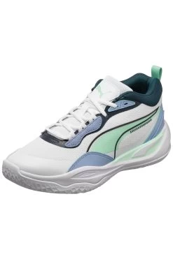 Puma Basketballschuhe - Weiß - Flacher Absatz Herren Basketballschuhe 736343410