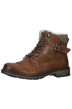 Mustang Stiefelette - Braun - Blockabsatz Herren Stiefelette 730508891