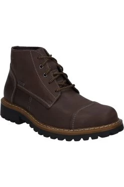 Josef Seibel Stiefelette - Braun - Blockabsatz Herren Stiefelette 752559706