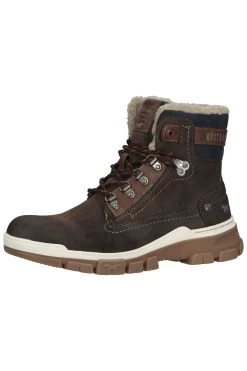 Mustang Stiefelette - Braun - Blockabsatz Herren Stiefelette 730509316