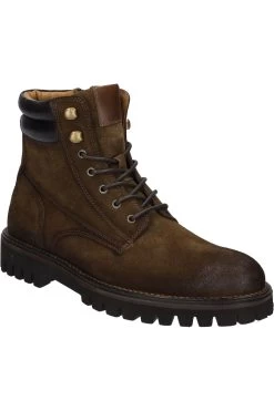 Josef Seibel Stiefelette - Braun - Blockabsatz Herren Stiefelette 753230591
