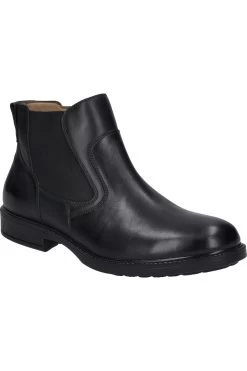 Josef Seibel Stiefelette - Schwarz - Blockabsatz Herren Stiefelette 752559669