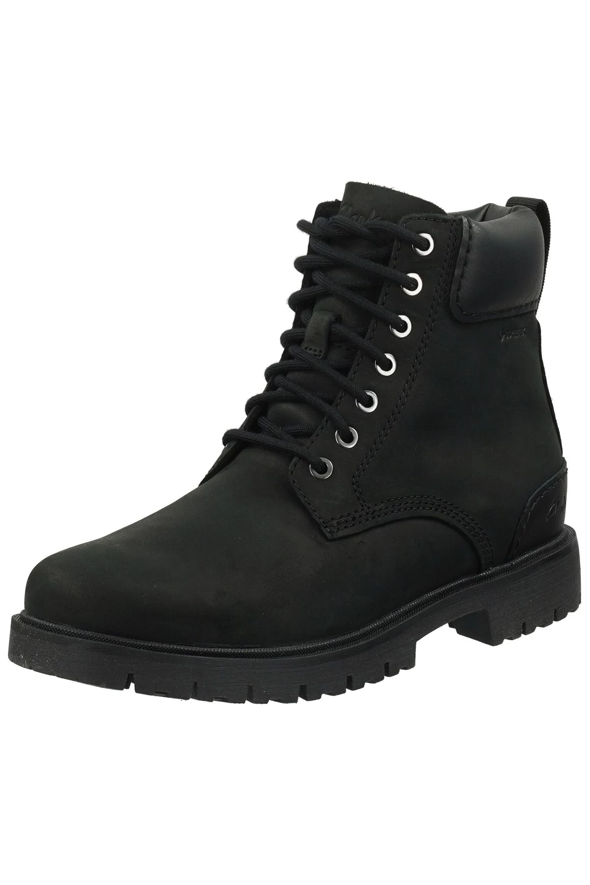 CLARKS Stiefelette - Schwarz - Blockabsatz Herren Stiefelette 757534099 1 CLARKS Stiefelette - Schwarz - Blockabsatz Herren Stiefelette 757534099