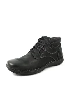 Josef Seibel Stiefelette - Schwarz - Flacher Absatz Herren Stiefelette 670833526