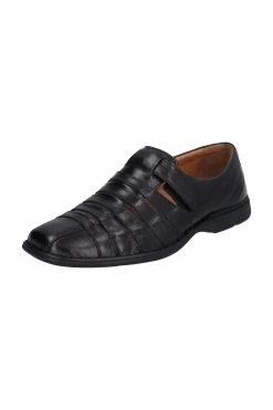 Josef Seibel Loafer - Schwarz - Blockabsatz
