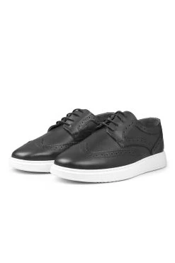 Ducavelli Flacher Schuh - Schwarz - Flacher Absatz Herren Flache Schuhe 99780532 -Boutique-Schuhgeschäft 1 org zoom 791