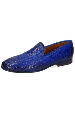 MELVIN & HAMILTON Melvin&Hamilton Loafer - Blau - Blockabsatz Herren Loafers 698023524