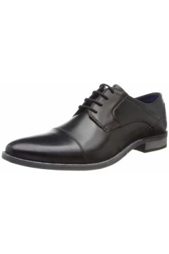 BUGATTI Business-Schuh - Schwarz - Flacher Absatz Herren Business-Schuhe 679646949