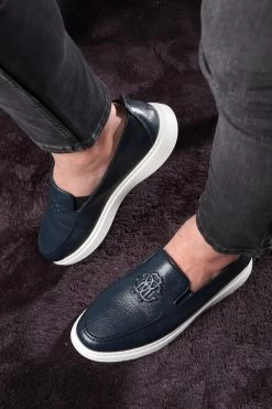 Ducavelli Flacher Schuh - Dunkelblau - Flacher Absatz Herren Flache Schuhe 100483989