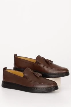 GÖNDERİ(R) Flacher Schuh - Braun - Flacher Absatz Herren Flache Schuhe 703382829