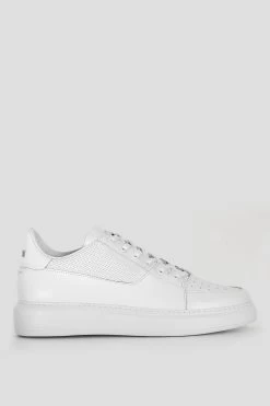 Lufian Flacher Schuh - Weiß - Flacher Absatz Herren Flache Schuhe 658173365