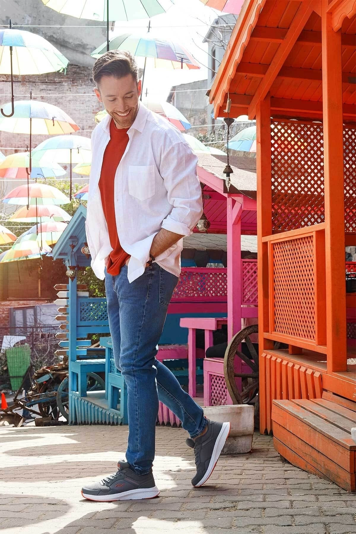 Jump Sneaker - Grau - Flacher Absatz Herren Sneaker 213612561 2 Jump Sneaker - Grau - Flacher Absatz Herren Sneaker 213612561 – Bild 2