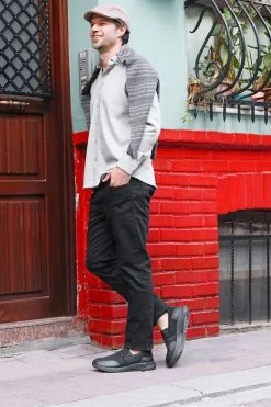 Jump Sneaker - Schwarz - Flacher Absatz Herren Sneaker 307427378 -Boutique-Schuhgeschäft 2 org zoom 1333