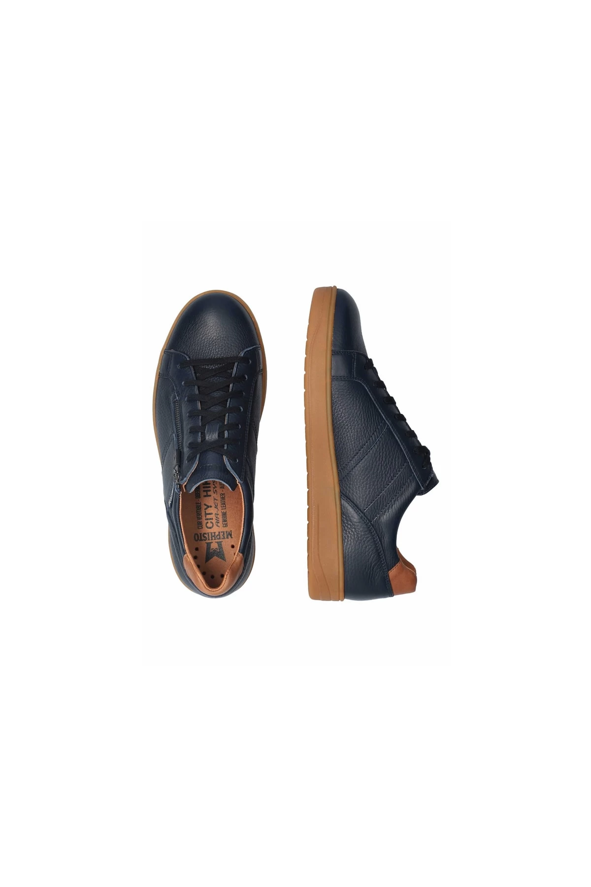 Mephisto Walkingschuh - Blau - Flacher Absatz Herren Walkingschuhe 670833408 2 Mephisto Walkingschuh - Blau - Flacher Absatz Herren Walkingschuhe 670833408 – Bild 2