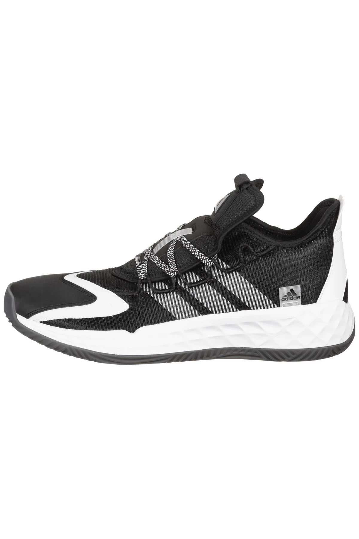 Adidas Basketballschuhe - Schwarz - Flacher Absatz Herren Basketballschuhe 748397925 2 Adidas Basketballschuhe - Schwarz - Flacher Absatz Herren Basketballschuhe 748397925 – Bild 2