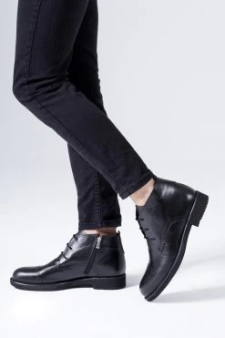 CZ London Stiefelette - Schwarz - Flacher Absatz Herren Stiefelette 151929624