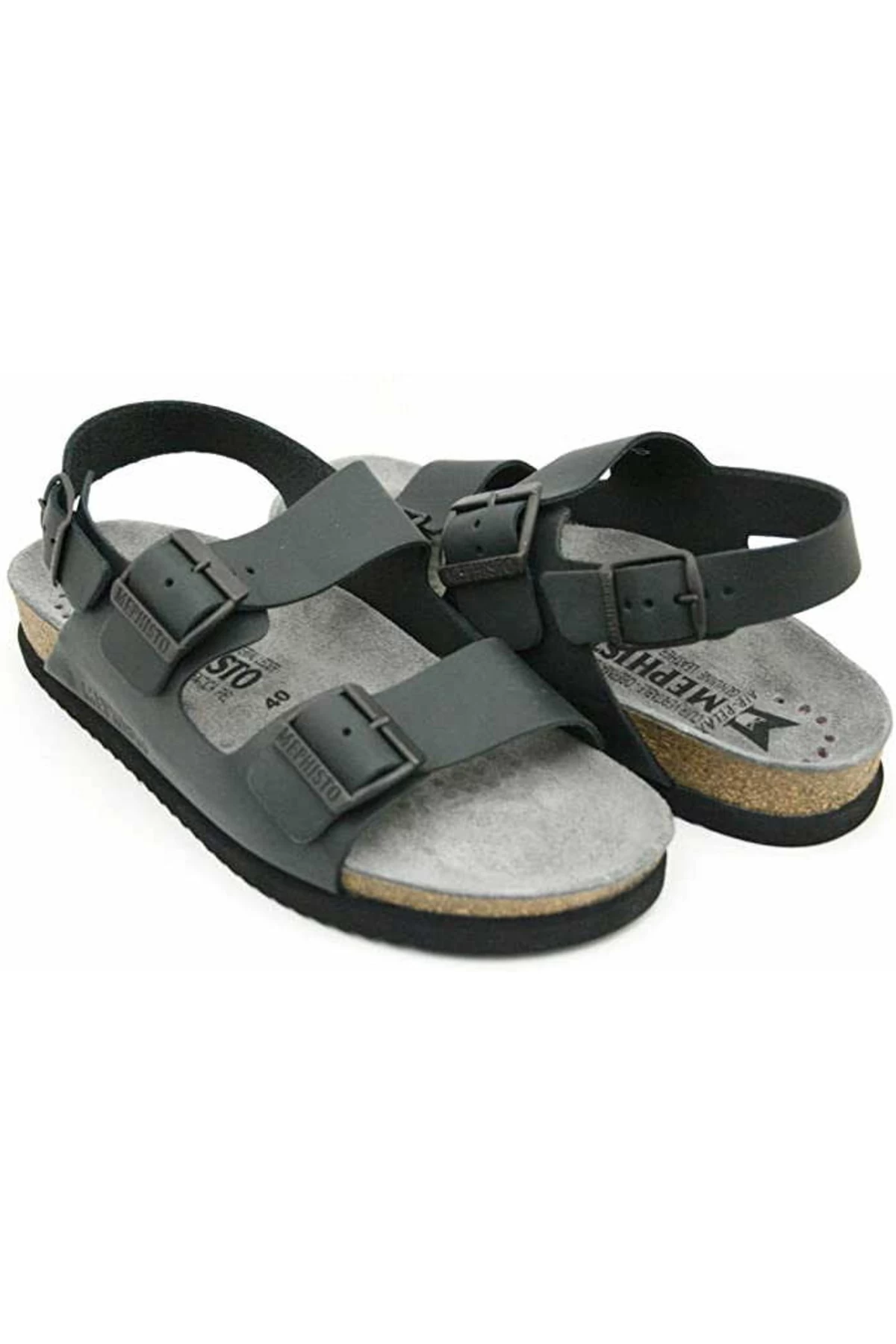 Mephisto Sandalette - Schwarz - Flacher Absatz Herren Sandaletten 670829135 3 Mephisto Sandalette - Schwarz - Flacher Absatz Herren Sandaletten 670829135 – Bild 3