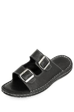 GÖNDERİ(R) Pantolette - Schwarz - Flacher Absatz Herren Pantolette 89845566 -Boutique-Schuhgeschäft 3 org zoom 1166