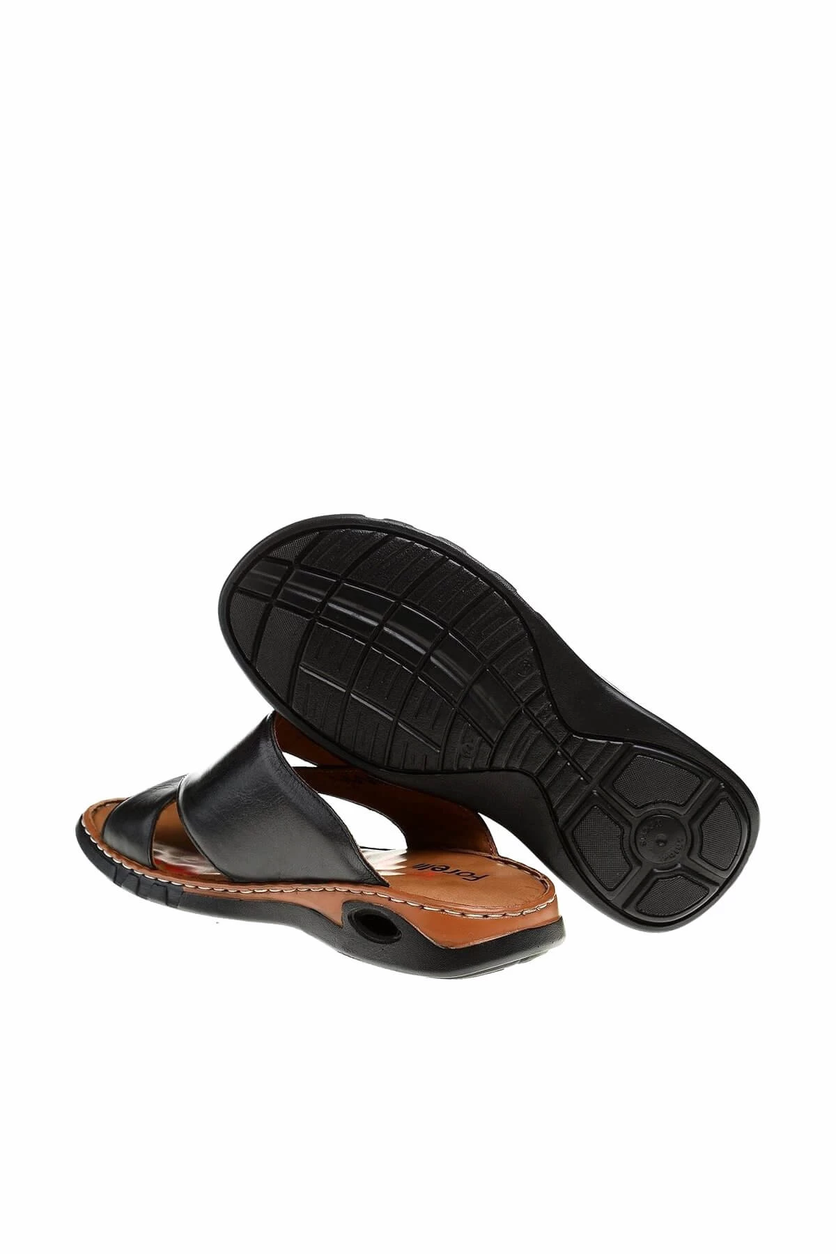 Forelli Pantolette - Schwarz - Flacher Absatz Herren Pantolette 2729709 3 Forelli Pantolette - Schwarz - Flacher Absatz Herren Pantolette 2729709 – Bild 3