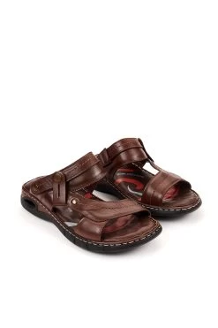 Forelli Sandalette - Braun - Flacher Absatz Herren Sandaletten 653037380 -Boutique-Schuhgeschäft 3 org zoom 1216