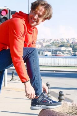 Jump Sneaker - Dunkelblau - Flacher Absatz Herren Sneaker 213511262 -Boutique-Schuhgeschäft 3 org zoom 1273