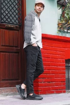 Jump Sneaker - Schwarz - Flacher Absatz Herren Sneaker 307427378 -Boutique-Schuhgeschäft 3 org zoom 1290