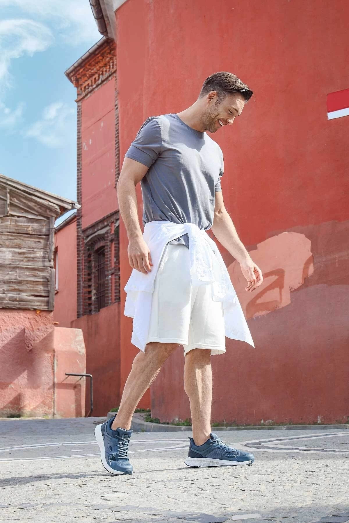 Jump Sneaker - Blau - Flacher Absatz Herren Sneaker 213567524 3 Jump Sneaker - Blau - Flacher Absatz Herren Sneaker 213567524 – Bild 3