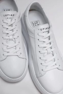 Lufian Sneaker - Weiß - Flacher Absatz Herren Sneaker 683840376 -Boutique-Schuhgeschäft 3 org zoom 206