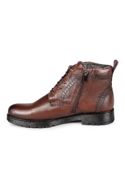 Jump Stiefelette - Braun - Blockabsatz Herren Stiefelette 317752959 -Boutique-Schuhgeschäft 3 org zoom 564