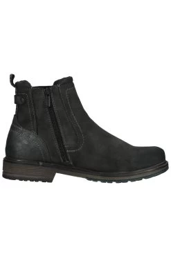 Mustang Stiefelette - Grau - Blockabsatz -Boutique-Schuhgeschäft 3 org zoom 575
