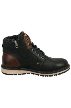 Tom Tailor Stiefelette - Schwarz - Flacher Absatz Herren Stiefelette 736114885 -Boutique-Schuhgeschäft 3 org zoom 626
