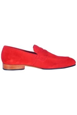 Gordon & Bros Loafer - Rot - Blockabsatz Herren Loafers 681448163 -Boutique-Schuhgeschäft 3 org zoom 682