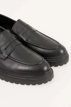 CZ London Loafer - Schwarz - Flacher Absatz -Boutique-Schuhgeschäft 3 org zoom 714