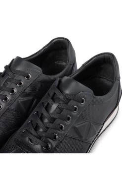 Ducavelli Flacher Schuh - Schwarz - Flacher Absatz Herren Flache Schuhe 100428972 -Boutique-Schuhgeschäft 3 org zoom 896